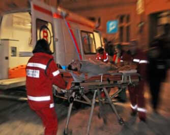 Ambulancier Appel d'urgence sanitaire Meyriez